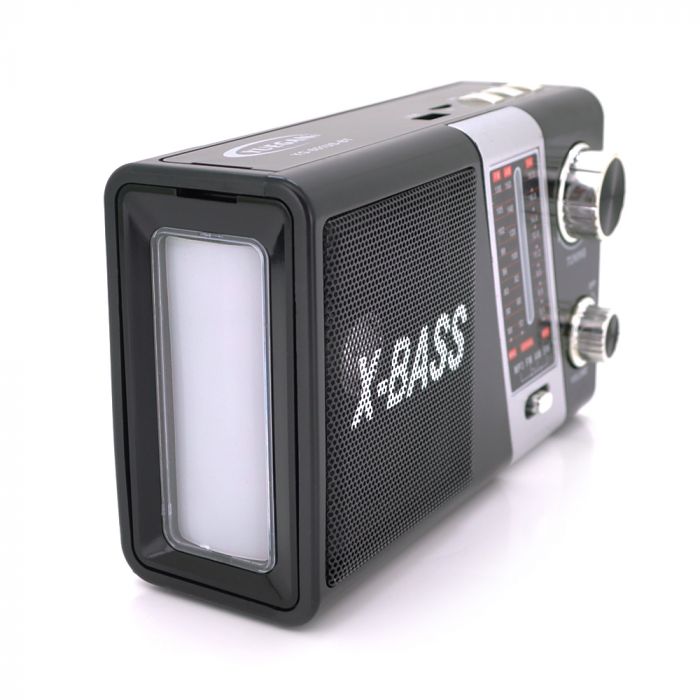 
					Радіоприймач YG-851BT+Solar, AM/FM, вбудований акумулятор, Mix color, Box