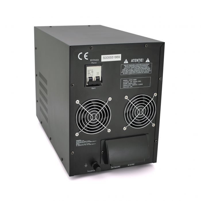 
					Стабілізатор напруги релейний Conter SVRH-15000VA/10500W однофазний, напольного монтажу, LED дисплей, DC150-270V, AC230±8%, 2*Shuko, Q4