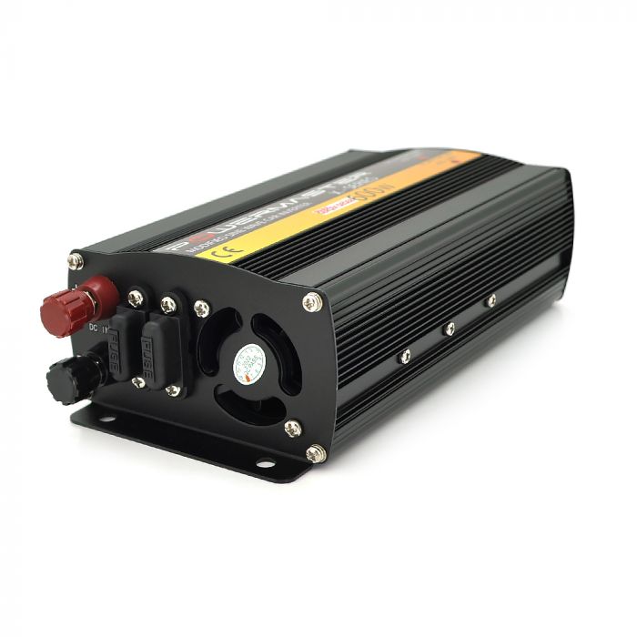 
					Інвертор напруги POWERMASTER, 24V/220V, 600W з модифікованою синусоїдою, 1 універсальна розетка, клеми