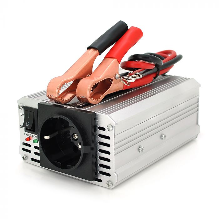 
					Інвертор напруги POWERMASTER, 24V/220V, 350W з модифікованою синусоїдою, 1 Shuko, клеми