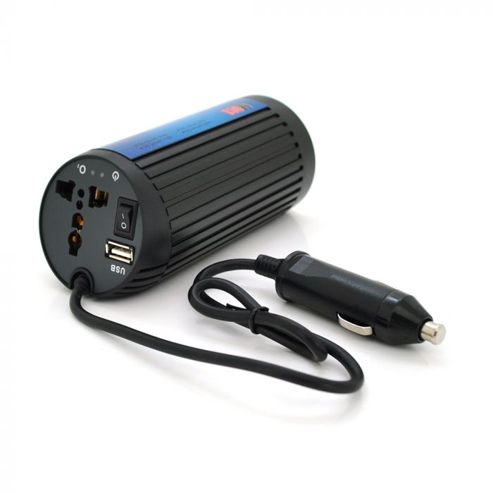 
					Інвертор напруги POWERMASTER, 12V/220V, 150W з модифікованою синусоїдою, 1 універсальні розетки, клеми