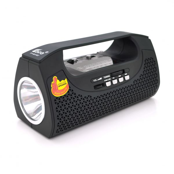 
					Радіо з ліхтариком FP-9011BT, FM/AM/SW радіо, Входи: TFcard, USB, MP3-плеєр, Wireless speaker, Box