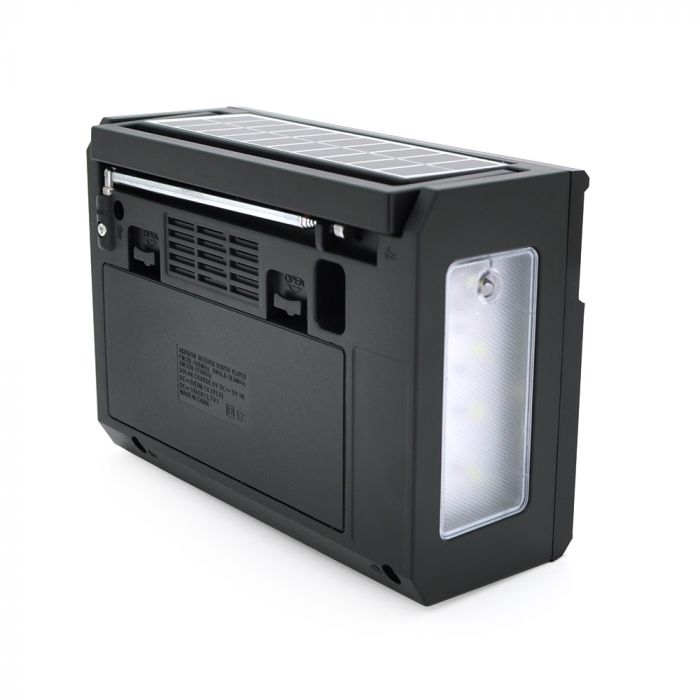 
					Радіо з ліхтариком FP-260BT-S, FM/AM/SW радіо, Входи: TFcard, USB, MP3-плеєр, Mix color, Box