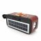 
					Радіо з ліхтариком NS-S270-S, FM/AM/SW радіо+Solar, Входи: TFcard, USB, Wireless speaker, Bluetooth, Red, Box