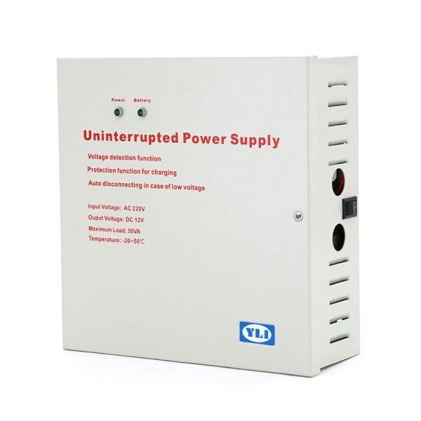 
					Безперебійний блок живлення трансформаторний, одноканальний, 12В/3А, клемник, вхідний ~220-240В, під акб 12В/7Ач, 226*226*84мм