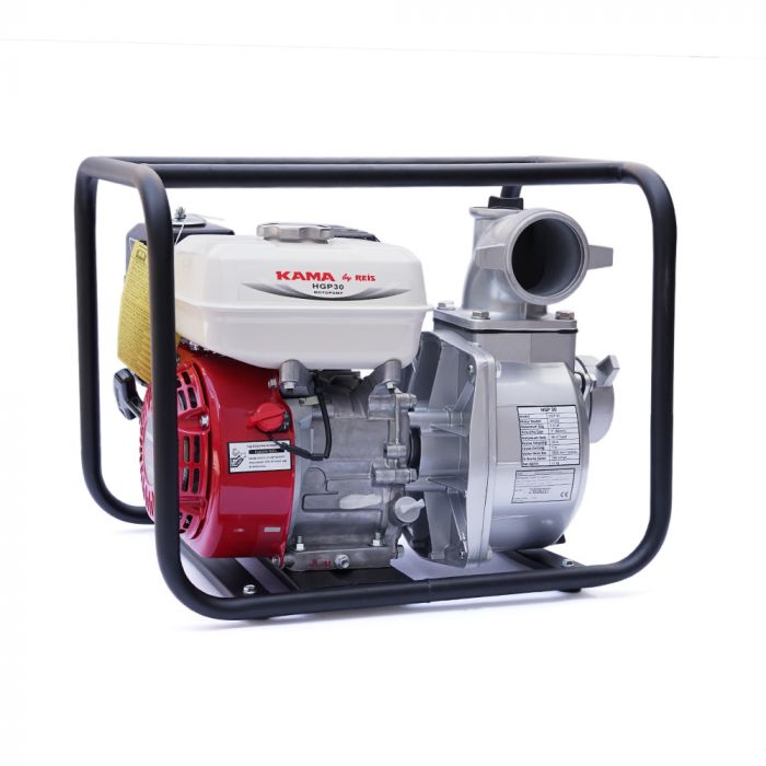 
					Мотопомпа бензинова HGP30, продуктивність 58 м3/година, потужність 5,5 к.с.