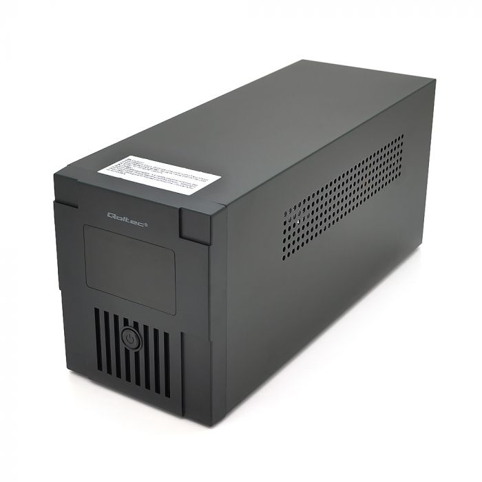 
					ДБЖ Qoltec QLT2000 (1200W) LCD, AVR, USB, 3st, 2xSCHUKO socket, 2x12V9Ah, metal Case Q1