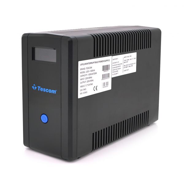 
					ДБЖ TESCOM TCM1200 (720W), LCD, AVR, 3st, 4xSCHUKO socket, 2x12V7Ah, RS232, USB, RJ45, plastik Case ( 460 x 225 x 245 ) 8,86кг Q2