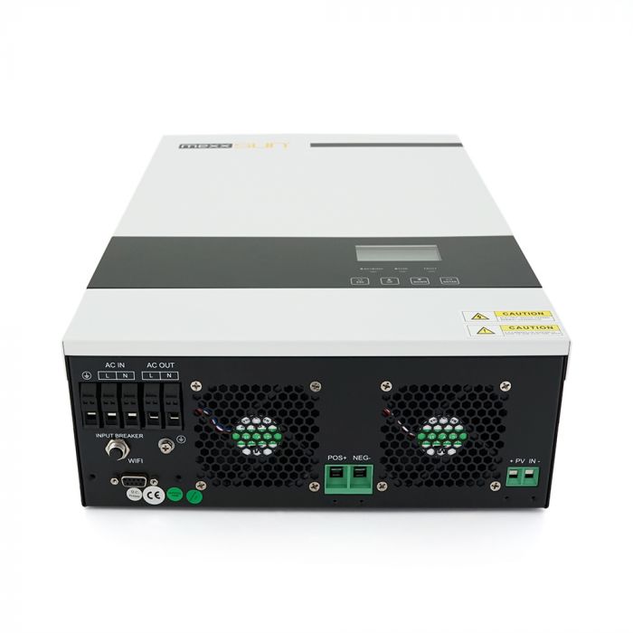 
					Гібридний інвертор MEXXSUN VMII PRO 3,0KW, 3000VA/3000w , 24V, струм заряду 0-80A, 160-275V, МРРТ120-450 (100А, 500 Vdc)
