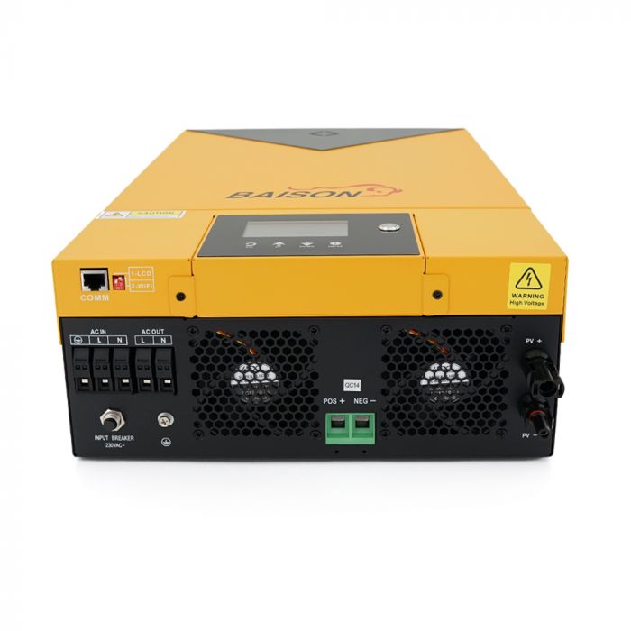 
					Гiбрiдний iнвертор MPS-VIII-PRO,6200W, 48V, ток заряда 0-120A, 170-280V, МРРТ(120А, 90-450В Vdc)