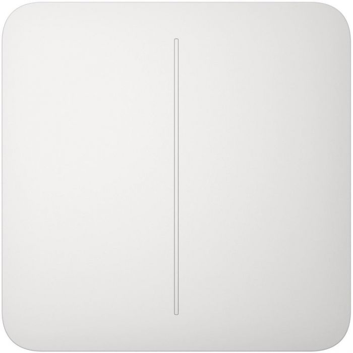 
					Кнопка для двоклавішного вимикача Ajax SoloButton (2-gang) white