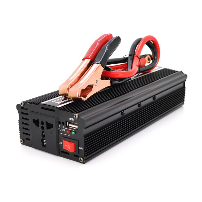 
					Інвертор напруги PI 4000ВА(2000Вт), 12/220V, approximated, 1 універсальна розетка, клем + крокодили