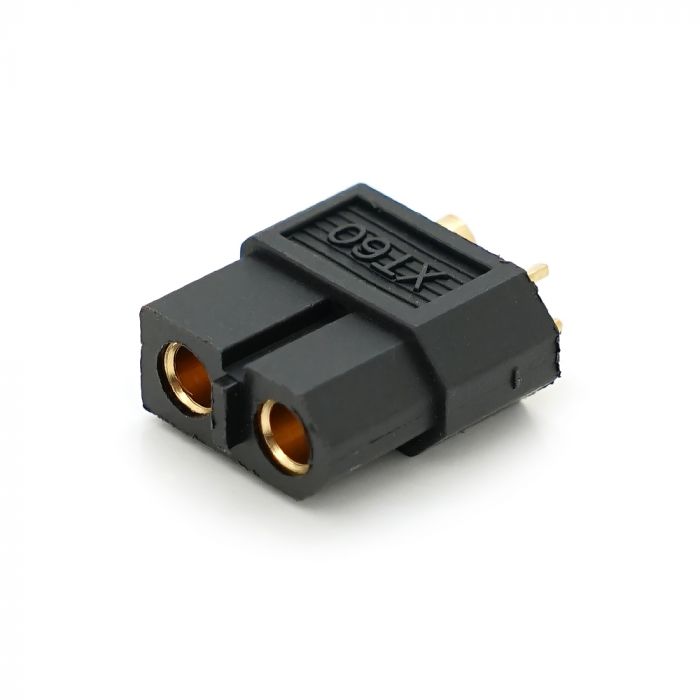 
					Розєм живлення силовий XT60 (мама), Black