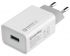 Пристрій зарядний мережевий Colorway 1USB Quick Charge 3.0 (18W) білий
