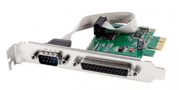 Адаптер Контролер Gembird PEX-COMLPT-01. PCI-Express для COM-порту і LPT-порту