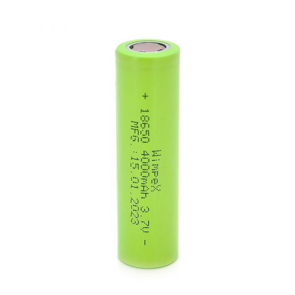 
					Акумулятор WMP-4000 18650 Li-Ion Flat Top, 2000mAh, 3.7V, Green