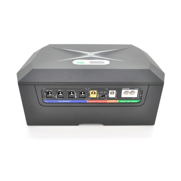 
					ДБЖ DCP-UPS-120W для роутерів/комутаторів/PON/POE-430, 5//9/12V, 2A, 8*18650 (2600MAh), Black, BOX
