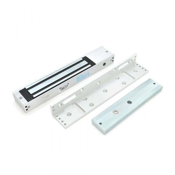 
					Електромагнітний накладний замок ES-180 + куточок H-180 із зусиллям 180кг, 12В DC/380мА, 170*41 мм