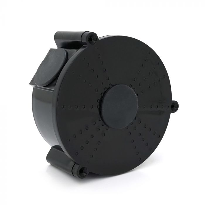 
					Монтажна коробка для камер UMK D-130, IP65, захист від ультрафіолету, (130х50мм) чорна, пластик