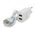 
					Набір BOROFONE BA53A СЗУ 1xUSB+ кабель iPhone, 2.1A, 1м, White, Blister-box