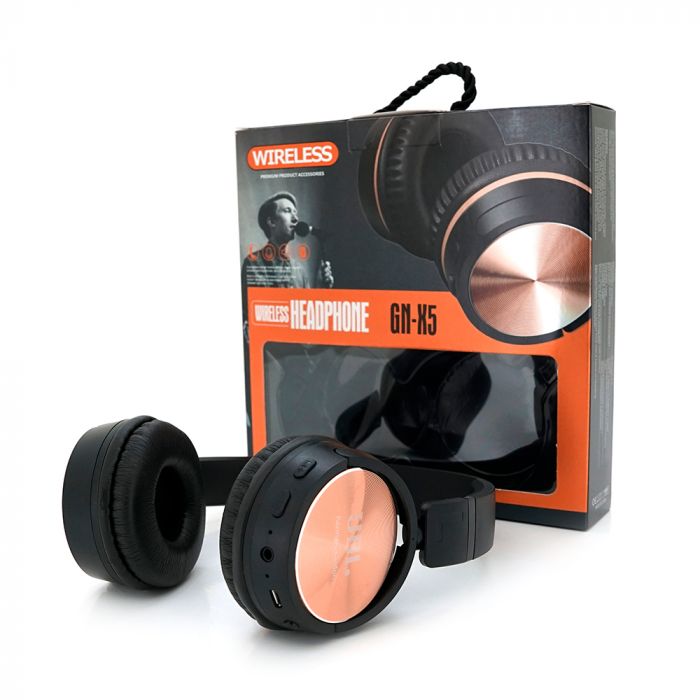 
					Бездротові навушники Bluetooth UBL CN-X5, Black/Rose, Box