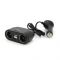 
					АЗУ розгалужувач Olesson 1675, 12V-2*12V+2*USB, Black, Blister