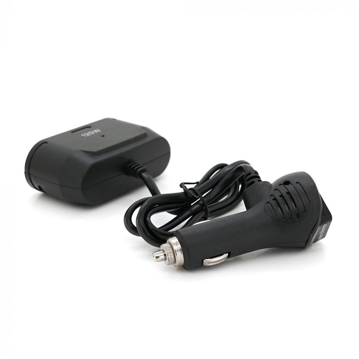 
					АЗУ розгалужувач Olesson 1675, 12V-2*12V+2*USB, Black, Blister