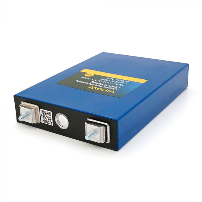 
					Літій-залізо-фосфатний акумулятор Vipow 3.2V105AH  вага 2 кг (210*135*35)