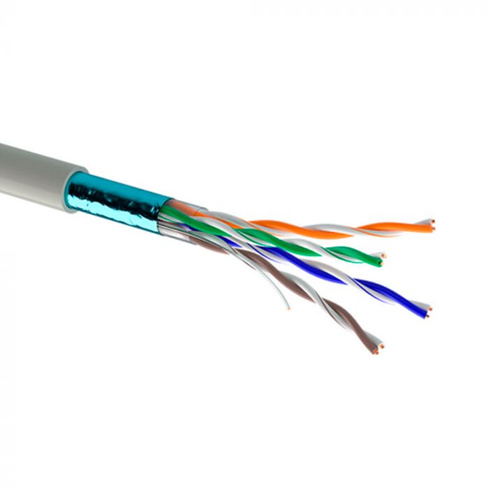 
					Кабель Одескабель КПВЕ-ВП (200) 4 * 2 * 0,51 (F/UTP-cat.5E), CU, екран., для внутр. робіт, 100м.