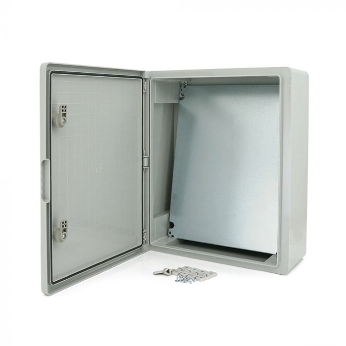 
					Бокс міцний з ABS пластику з монтажною панеллю 500х350х190, IP65