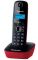 Радіотелефон DECT Panasonic KX-TG1611UAR Black Red