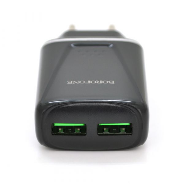 
					СЗУ BOROFONE BA54A 18W 2xUSB, 3A, Black, Box
