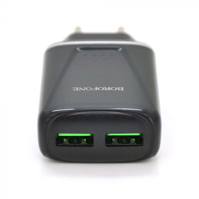 
					СЗУ BOROFONE BA54A 18W 2xUSB, 3A, Black, Box