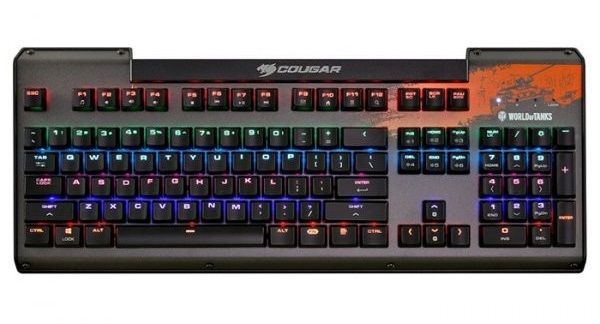 Клавіатура Cougar ULTIMUS RGB 'World of Tanks' ігрова механічна Blue Switches, RGB-підсвітка
