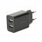 Зарядний пристрій EnerGenie EG-U2C2A-03-BK  (2 USB, 2.1A) чорний