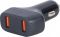 Автомобільний зарядний пристрій Gembird (TA-U2QC3-CAR-01) 2 USB, 36Вт, QC3.0,  чорний
