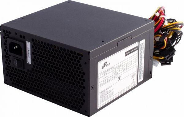 Блок живлення 500W FSP ATX-500PNR PRO ATX 2.3 500 Вт  12cm fan PFC активний робота до відмови 100000 год. колір - чорний