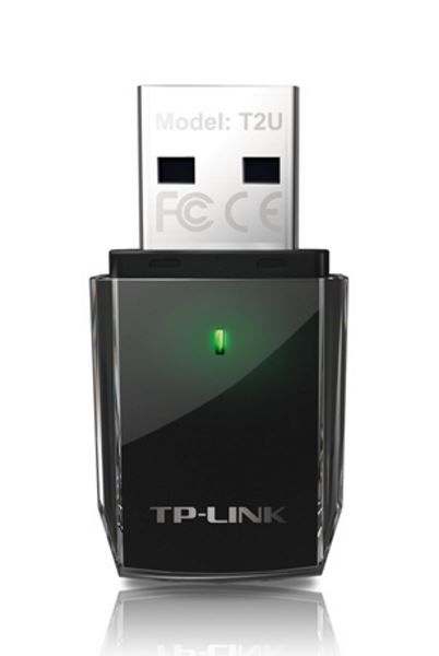 Безпровідний мережевий адаптер TP-Link Archer T2U (AC600 Dual Band Wireless USB Adapter, 802.11ac/a/b/g/n, USB 2.0, 1 internal antenna)