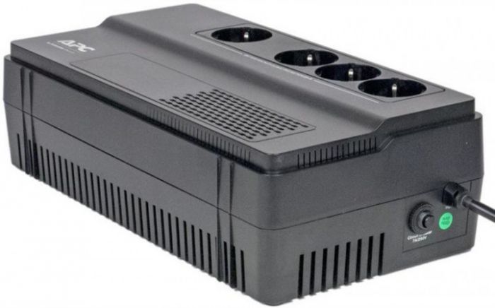 Блок безперебійного живлення APC Back-UPS BV650I-GR (650ВА/375Вт, Апроксимована синусойда, Line Interactive, 4xSchuko)