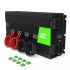 Автомобільний інвертор Green Cell  INV10  12V/230V 2000W/4000W модифікована синусоїда