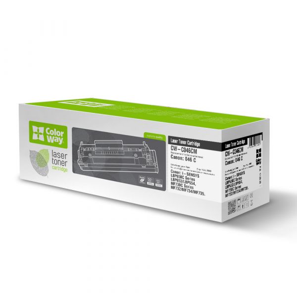 Картридж Canon 046C (LBP-650, MF-730 Series)  Cyan (CW-C046CM) *ColorWay