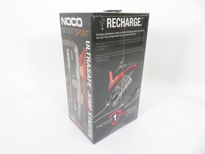 Пуско-зарядний пристрій Noco GB20 Boost Sport 500A UltraSafe Lithium Jump Starter, IP65, Power Bank