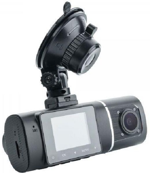 Відеореєстратор Globex GE-217Dual Cam роздільна здатність відео 1920x1080; кут огляду 140°; 1.5" TFT LCD