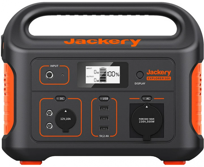 Зарядна станція Jackery Explorer 500EU 518Wh 143889mAh 500W (PB930975)
