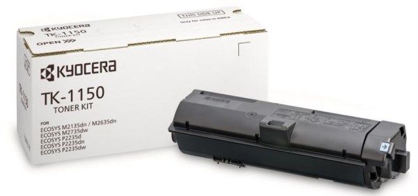 Картридж Kyocera TK-1150 (ECOSYS M2135dn, M2635dn, M2735dw и лазерных принтеров P2235dn, P2235dw)  3kpg