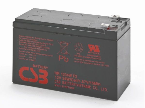 Акумуляторна батарея CSB 12V  9Ah  (HR1234WF2)
