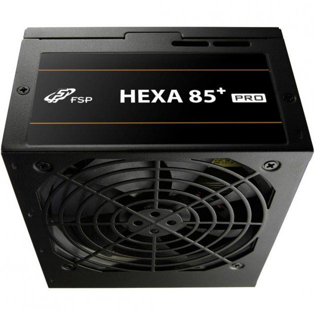 Блок живлення 550W FSP HEXA 85+ Pro 550W (HA2-550) Gaming ATX CPU-2x4+4pin, GPU-2x6+2 pin, SATA-8, Peripheral-2, 1x120 мм