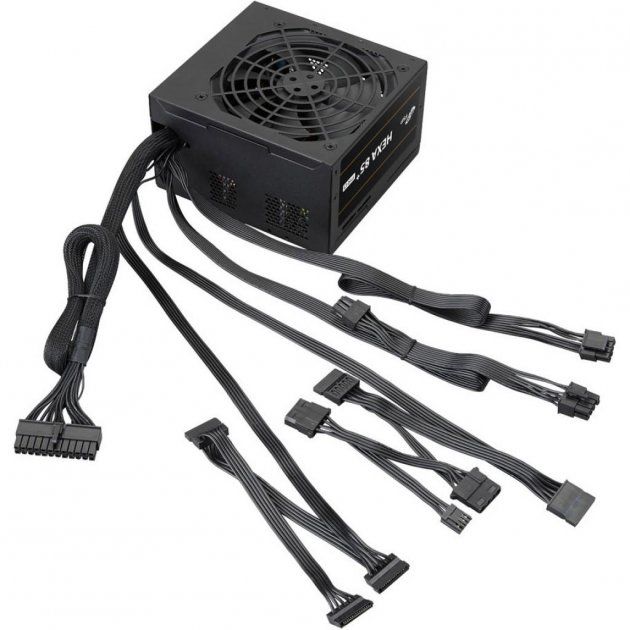 Блок живлення 550W FSP HEXA 85+ Pro 550W (HA2-550) Gaming ATX CPU-2x4+4pin, GPU-2x6+2 pin, SATA-8, Peripheral-2, 1x120 мм