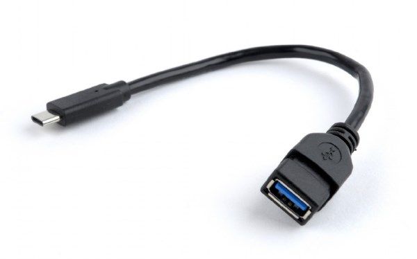 Перехідник Cablexpert USB2.0  A-OTG-CMAF3-01 OTG USB3.0, A-мама/Type-C, 0.2 м