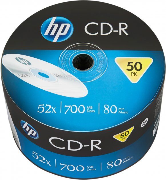 Диск CD-R 700MB  52x   50pcs  HP (69300)